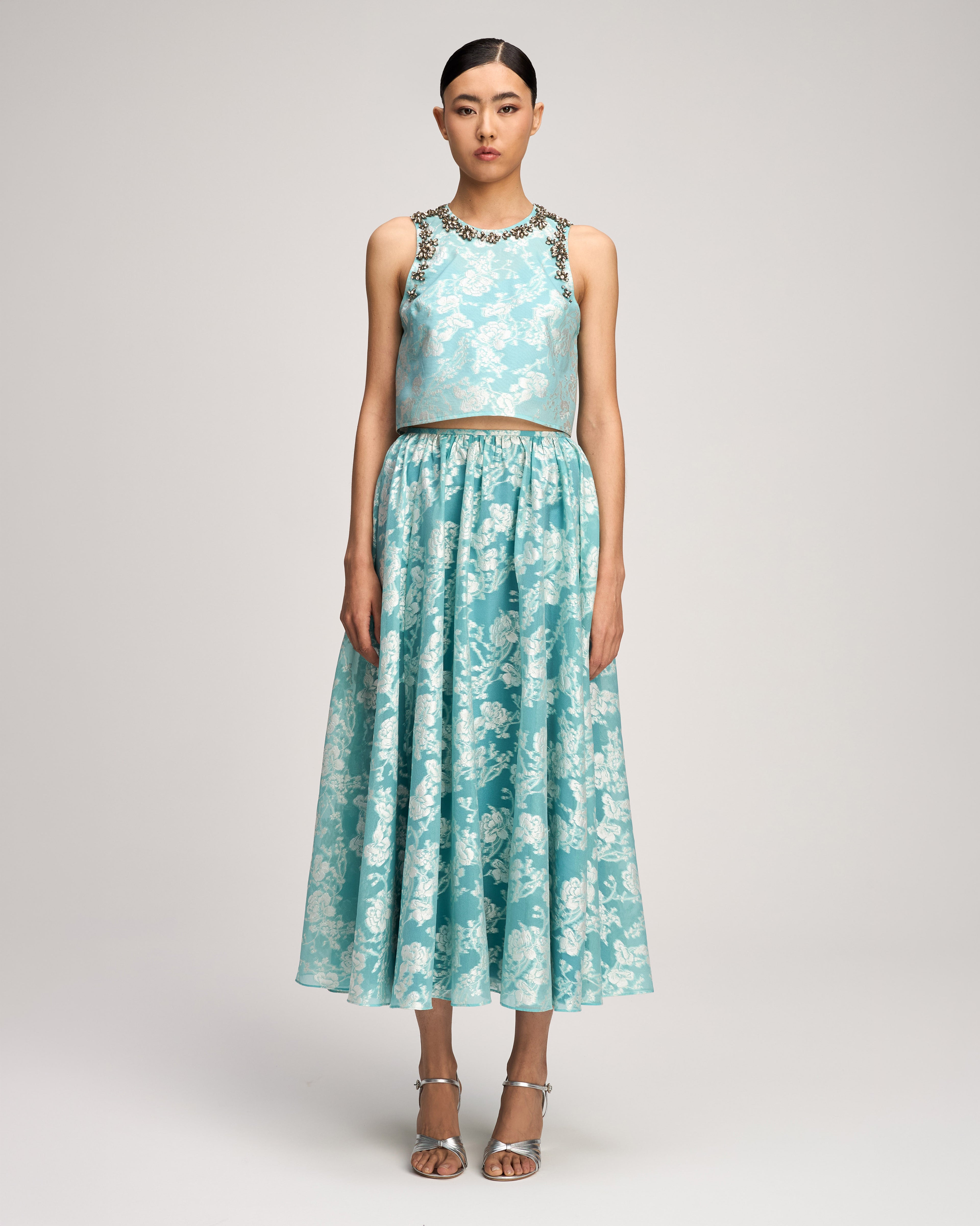Organza Jacquard Ruth Skirt