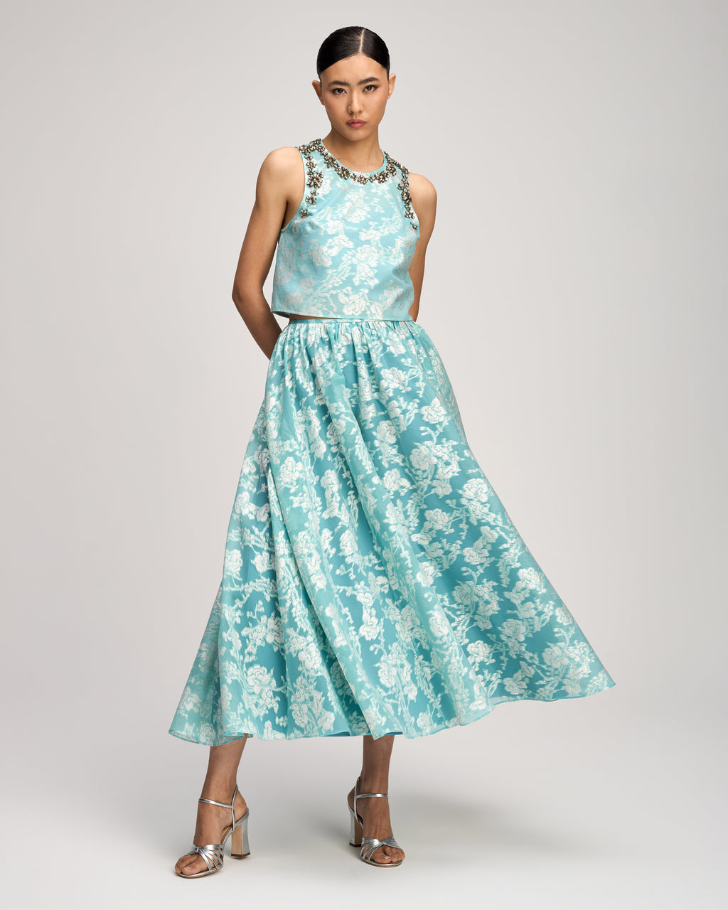 Organza Jacquard Ruth Skirt