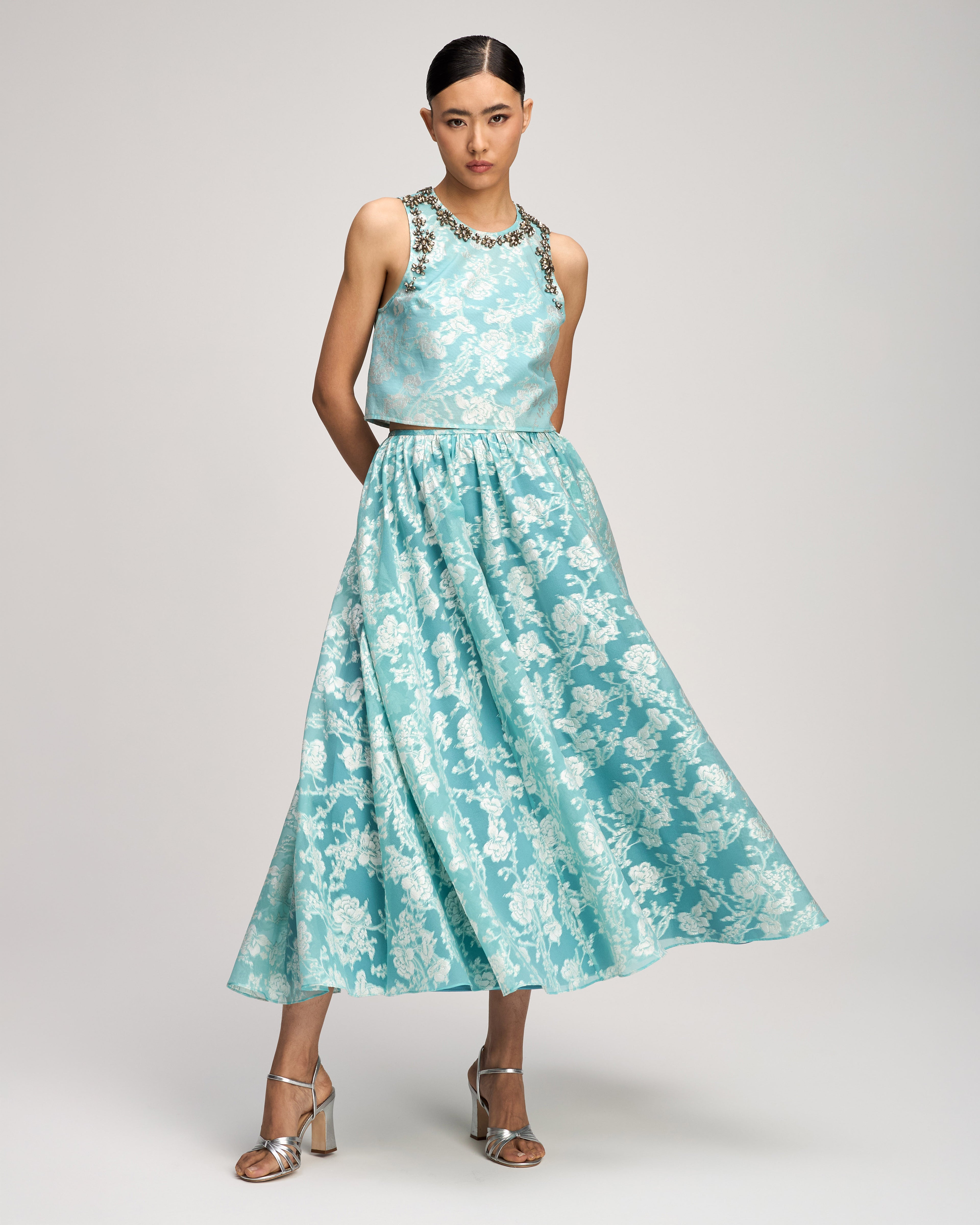 Organza Jacquard Ruth Skirt