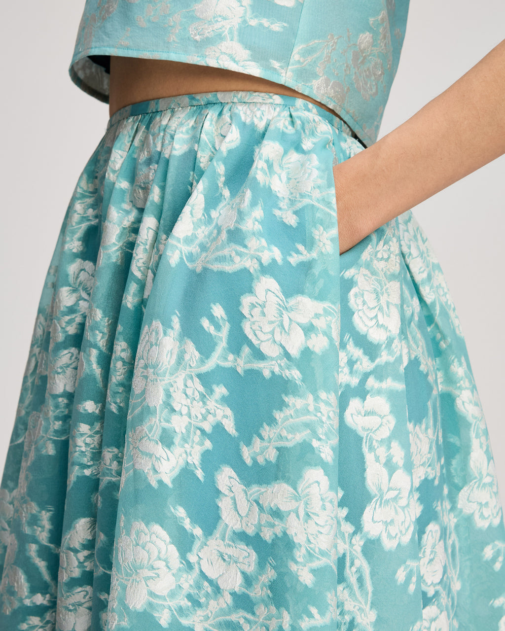 Organza Jacquard Ruth Skirt