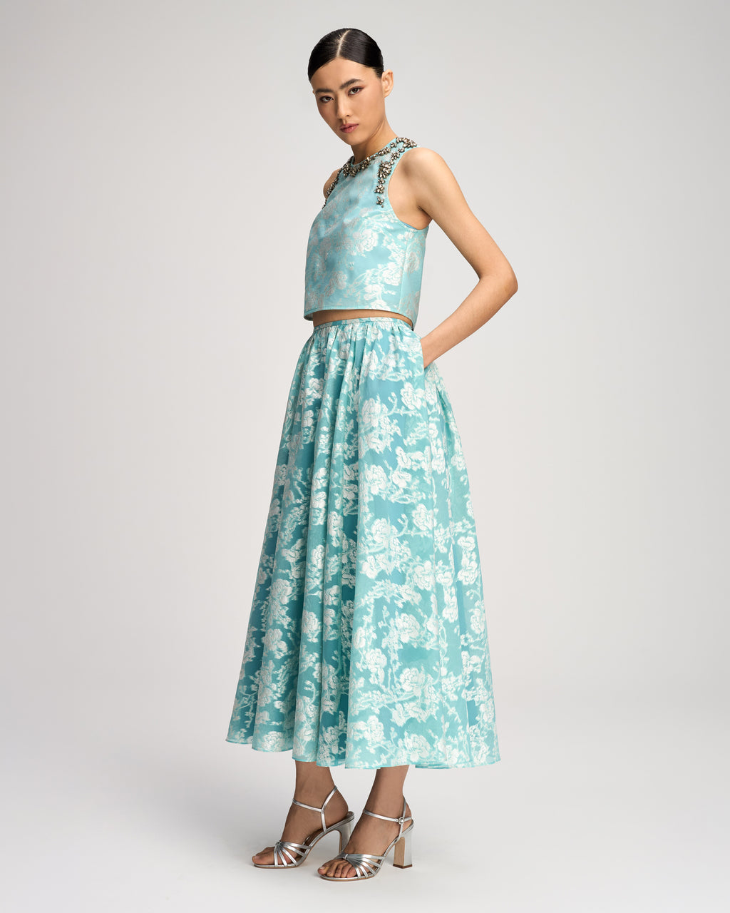 Organza Jacquard Ruth Skirt