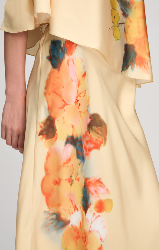 Watercolor Floral Carole Skirt
