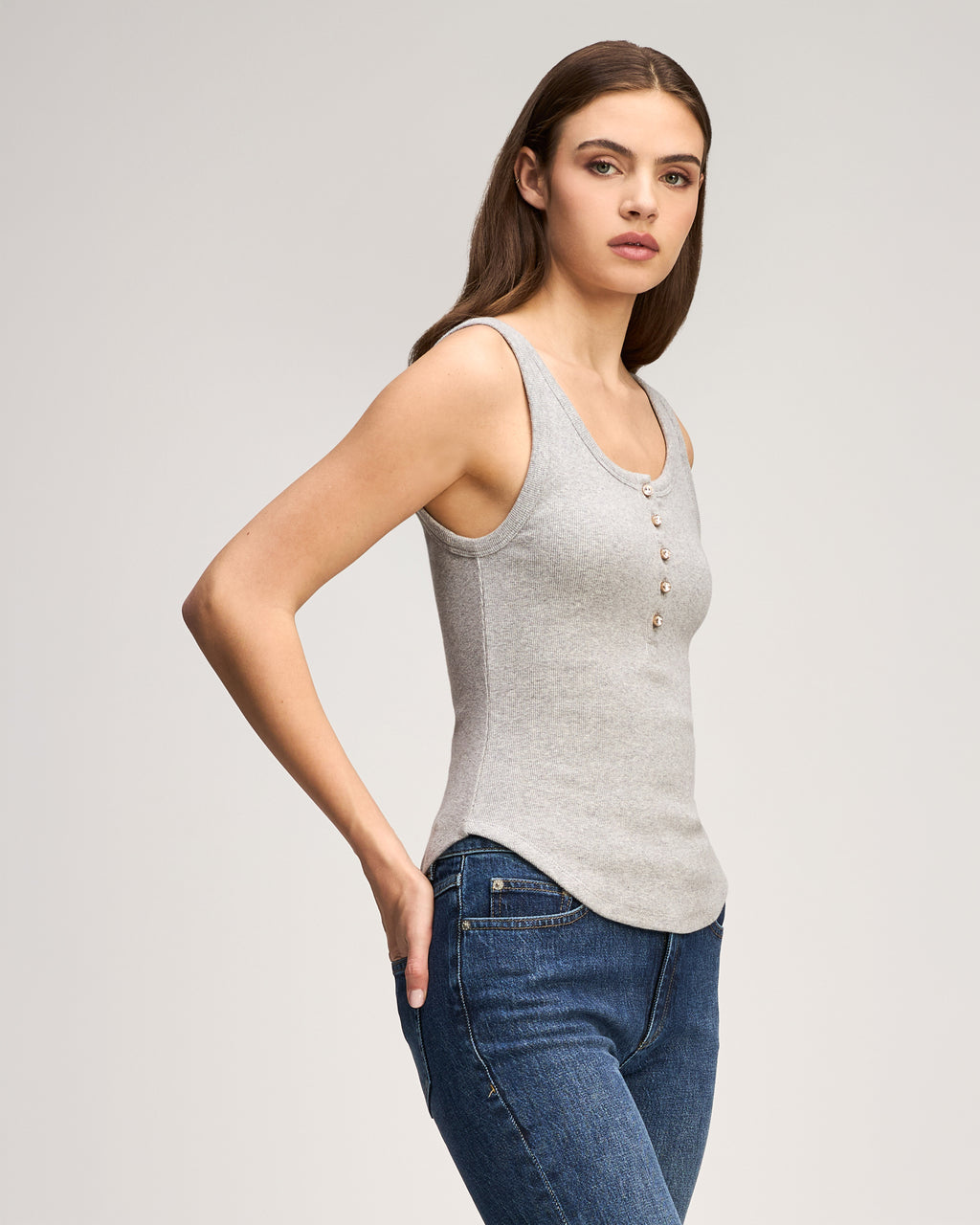 Heather Grey Ripley Top