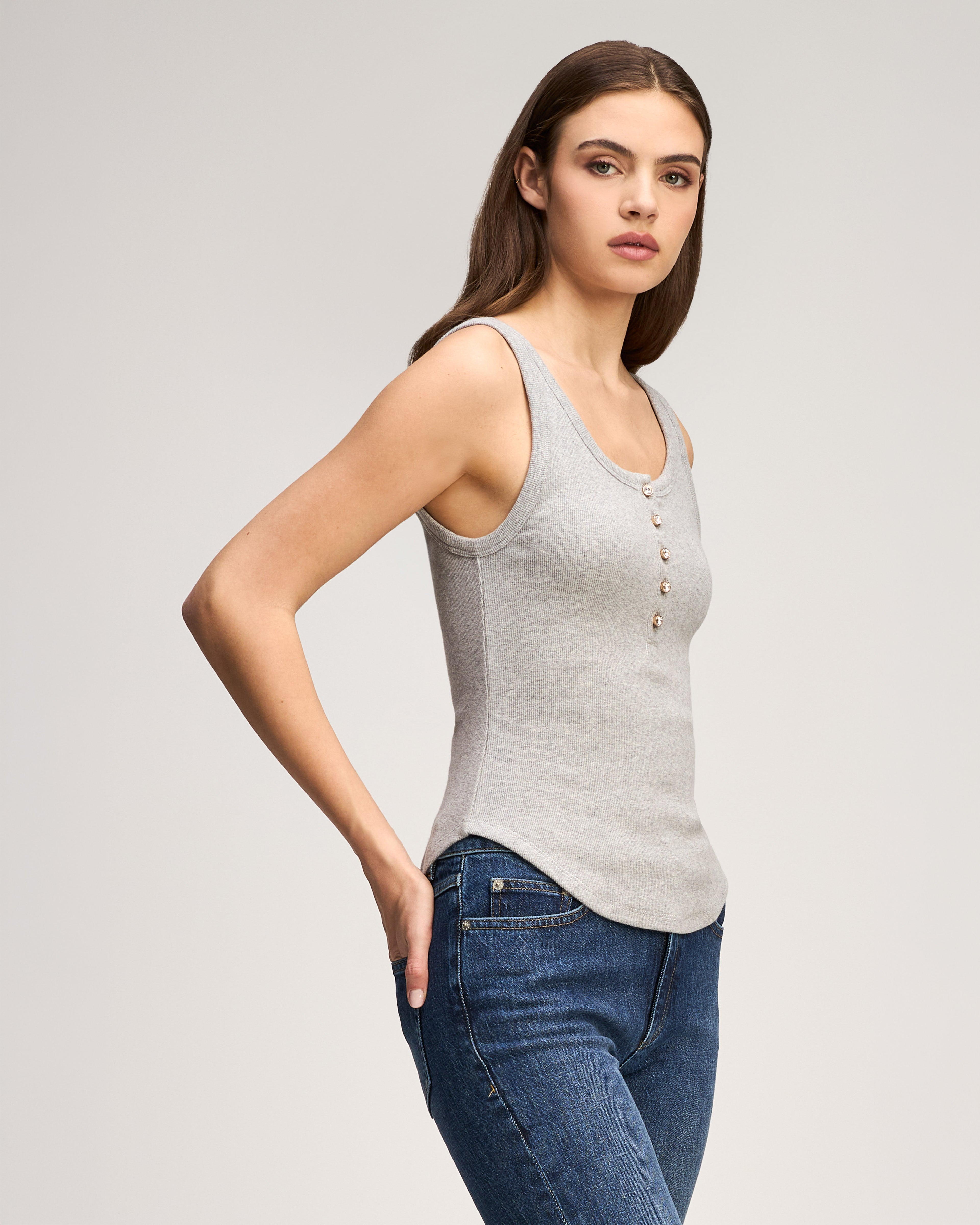 Heather Grey Ripley Top