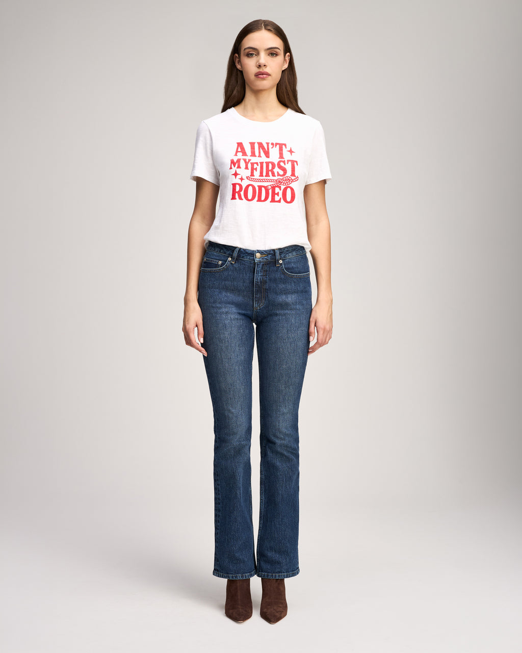 Aint My First Rodeo Shrunken Tee