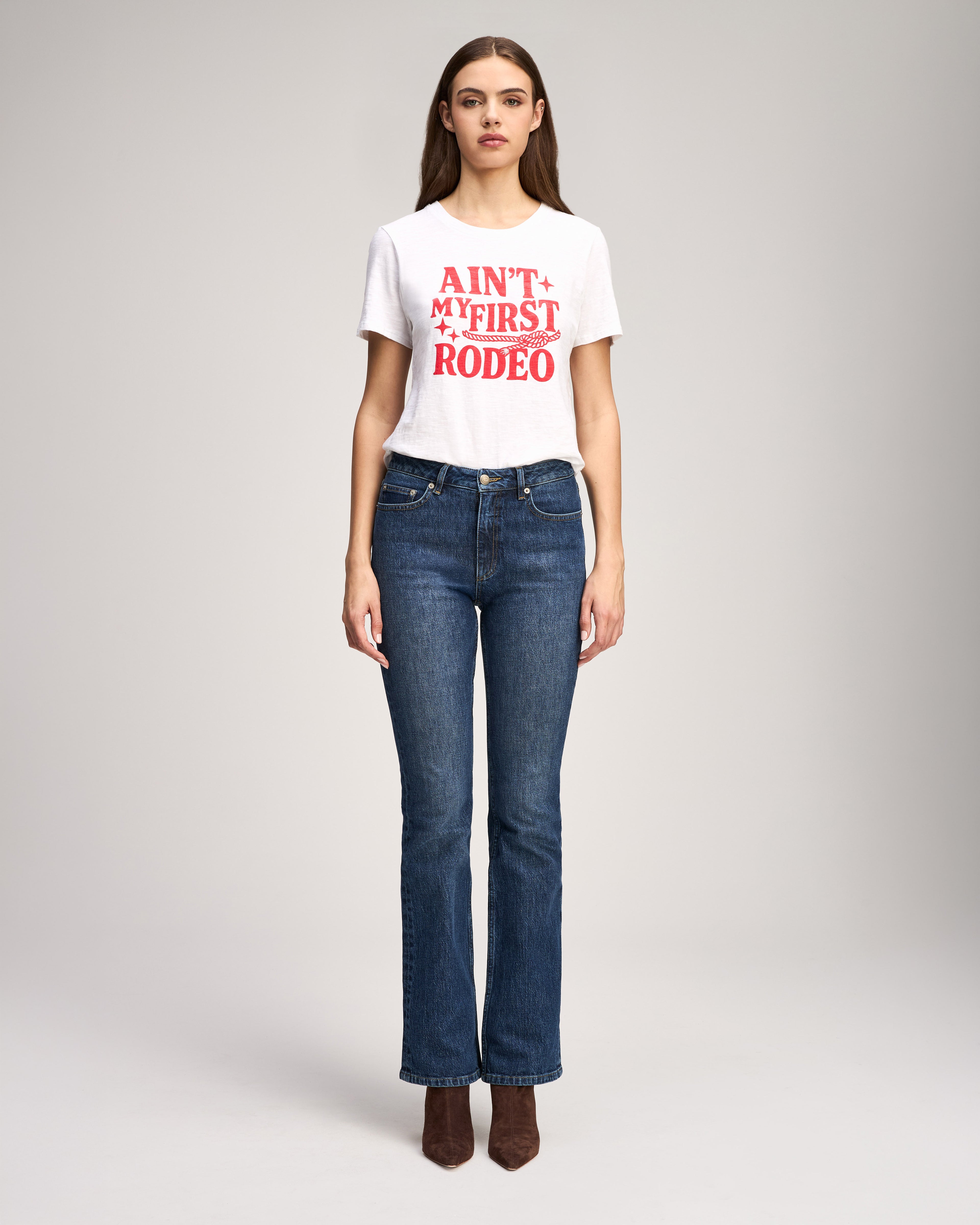 Aint My First Rodeo Shrunken Tee