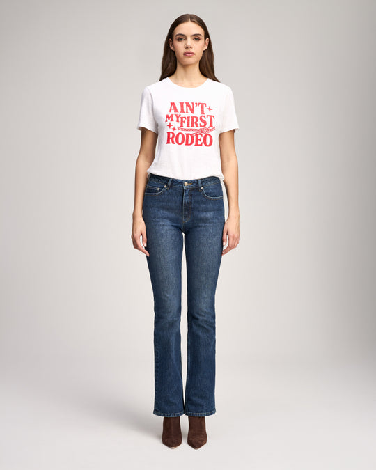 Aint My First Rodeo Shrunken Tee