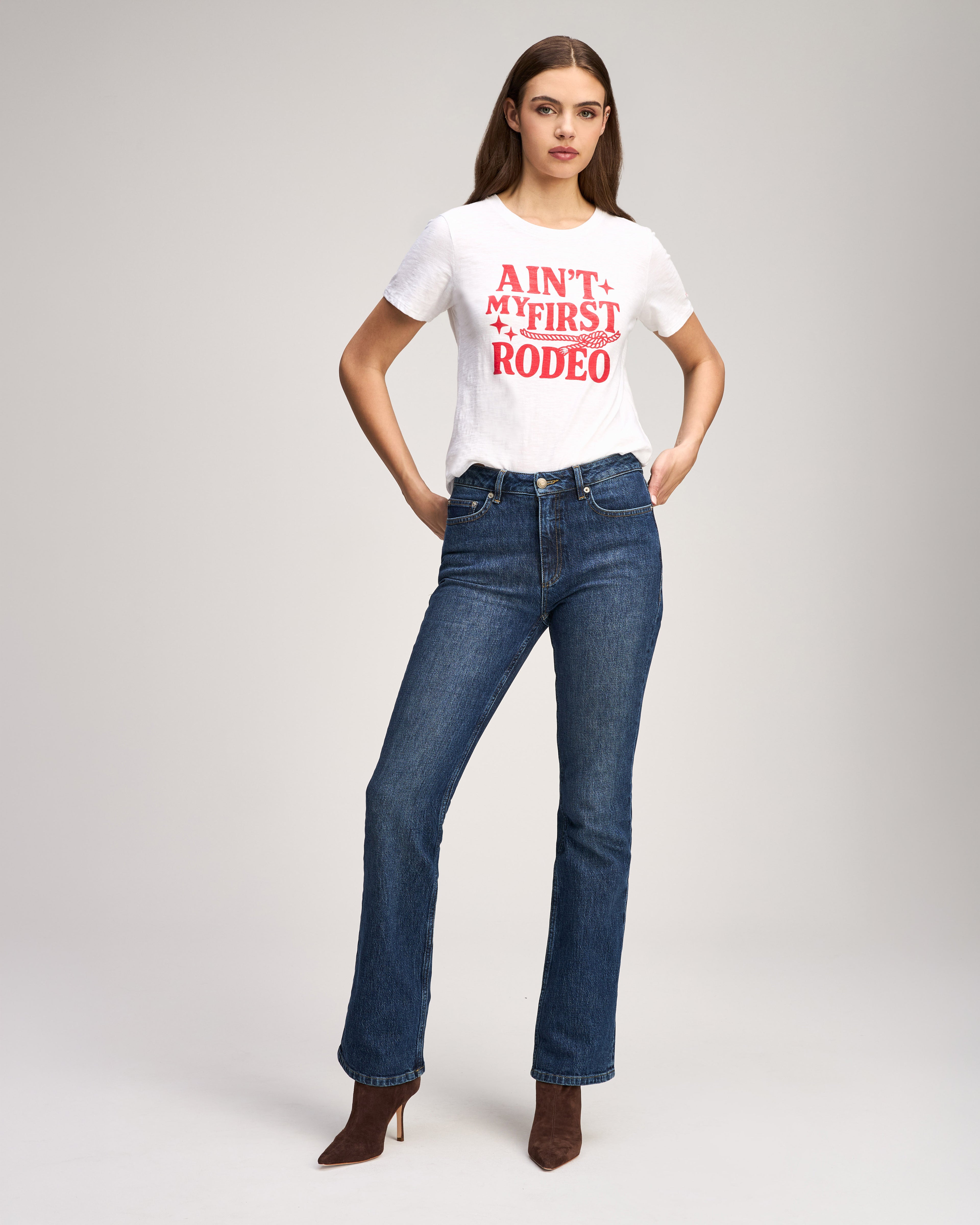 Aint My First Rodeo Shrunken Tee
