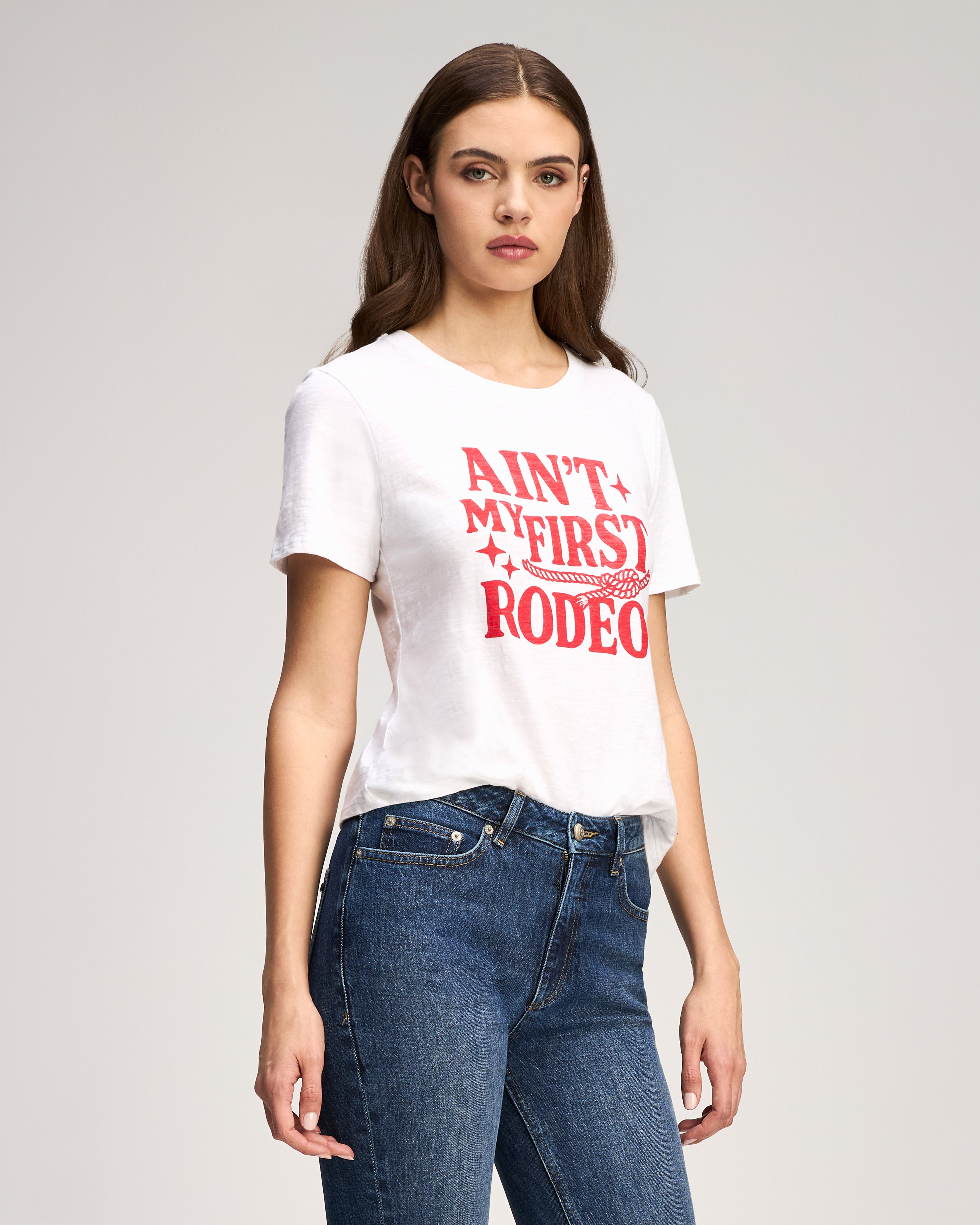 Aint My First Rodeo Shrunken Tee