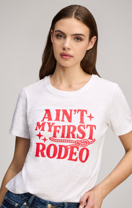 Aint My First Rodeo Shrunken Tee