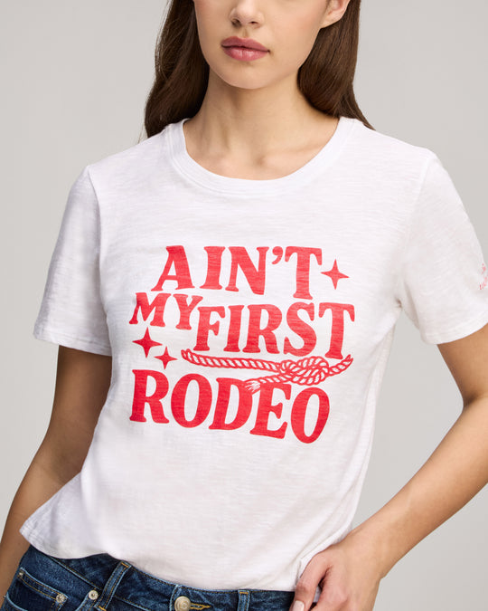 Aint My First Rodeo Shrunken Tee