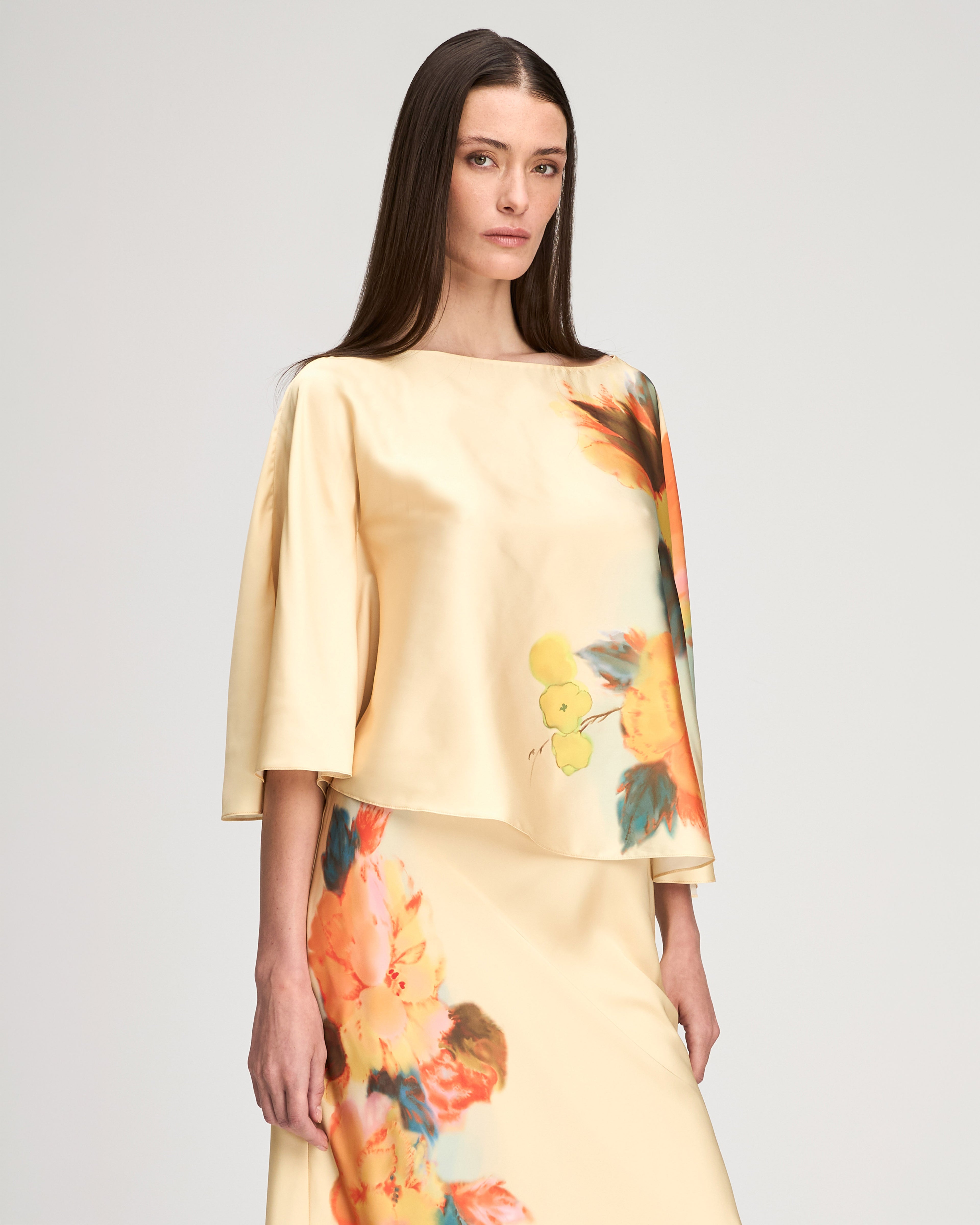Watercolor Floral Carole Top