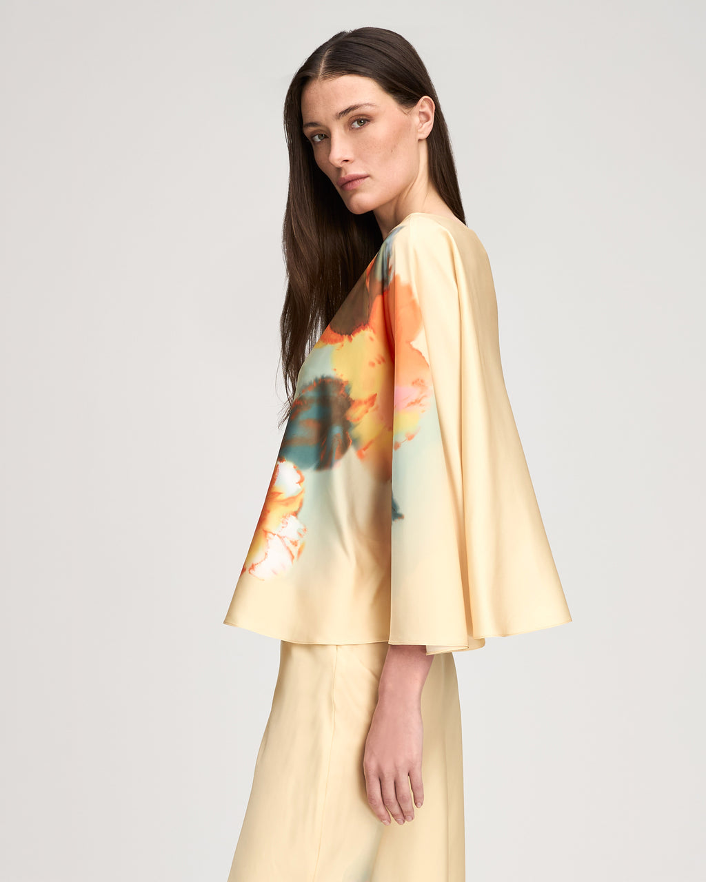 Watercolor Floral Carole Top
