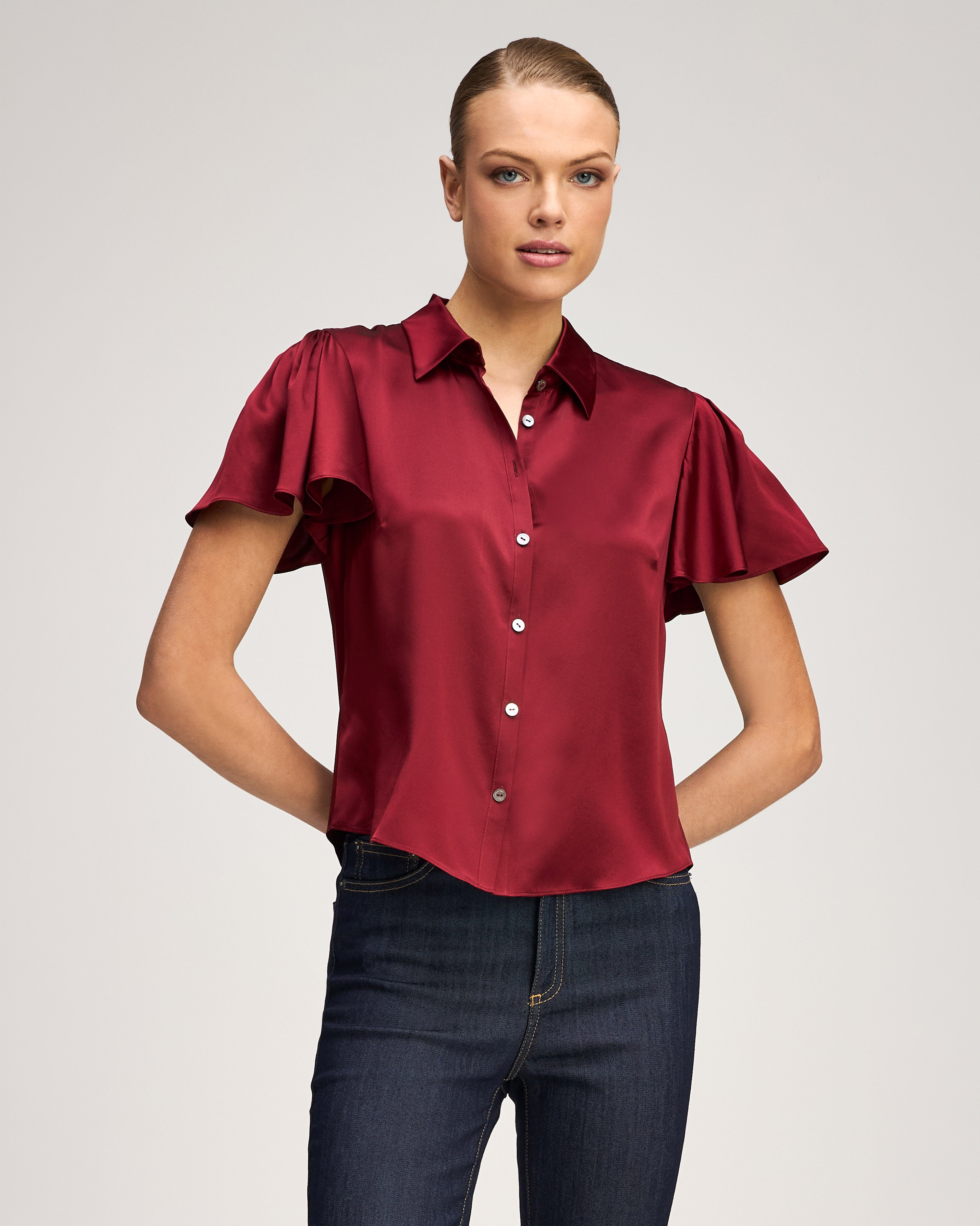 Flutter Sleeve Fiona Top