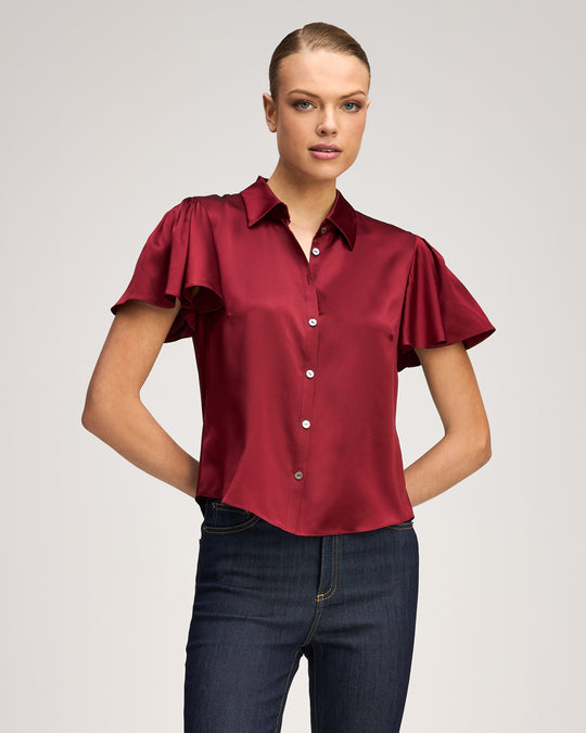 Flutter Sleeve Fiona Top