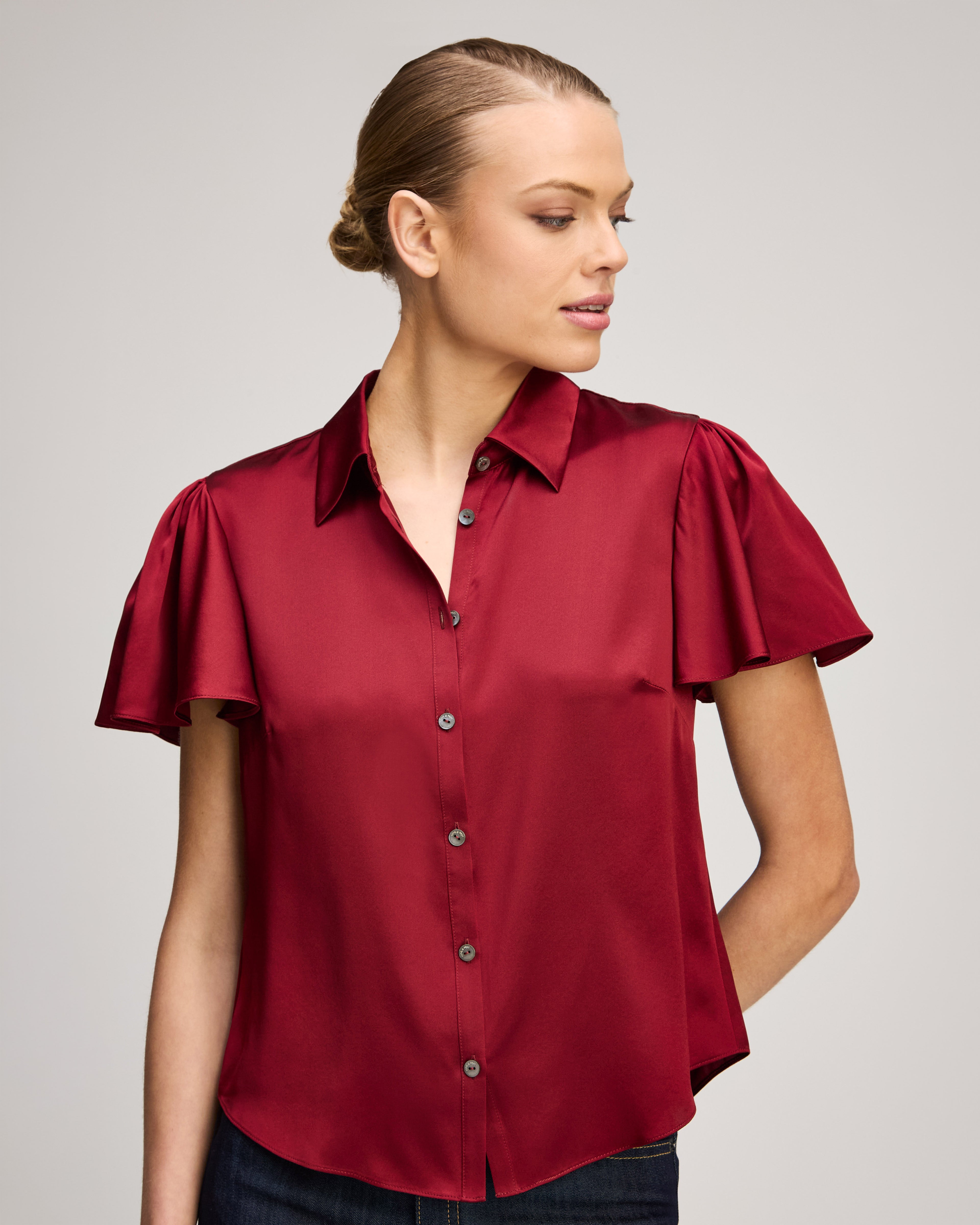 Flutter Sleeve Fiona Top