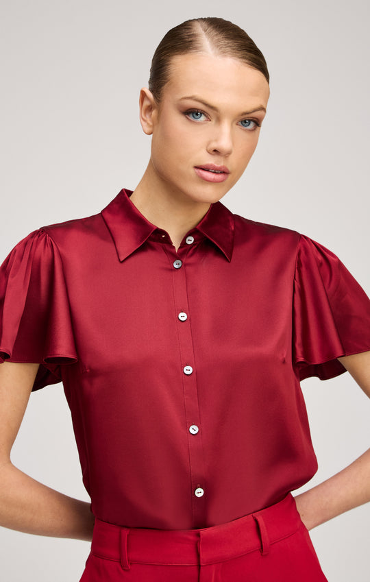 Flutter Sleeve Fiona Top