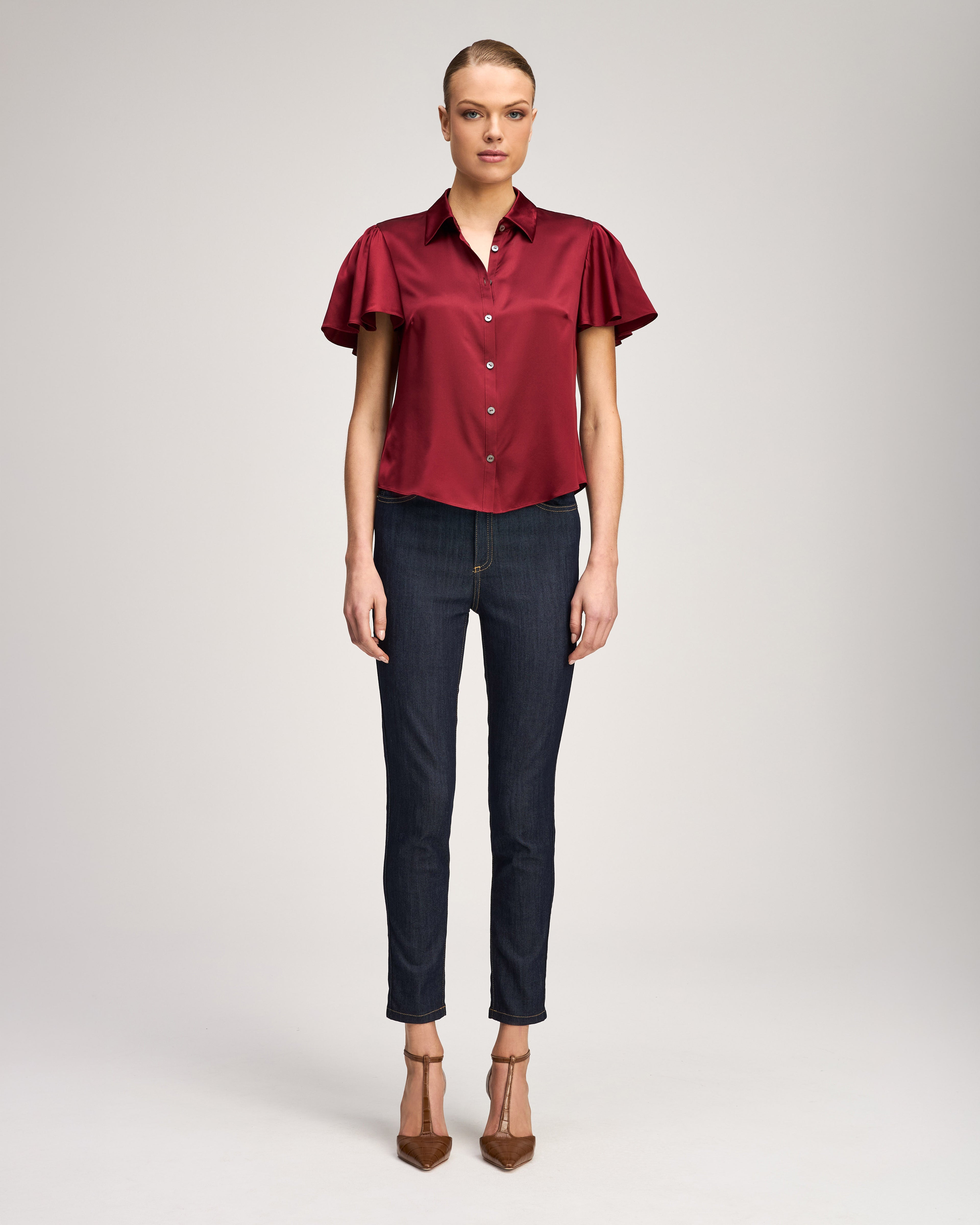 Flutter Sleeve Fiona Top