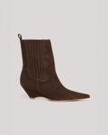 Parker Curved Wedge Suede Chelsea Boot