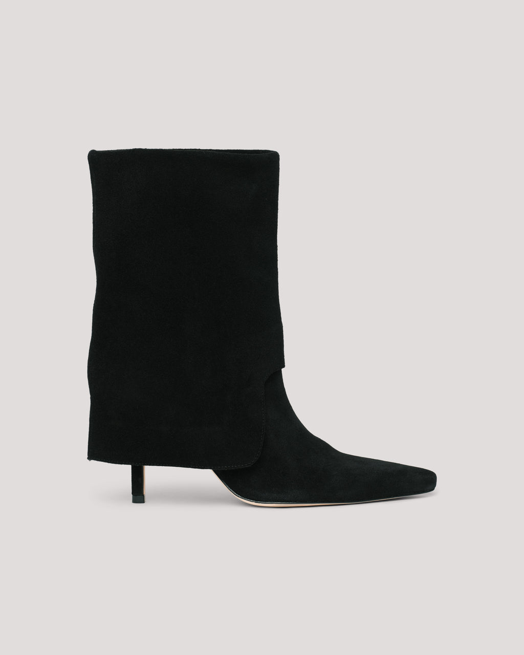 Anita Fold Over Suede Ankle Bootie