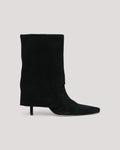 Anita Fold Over Suede Ankle Bootie