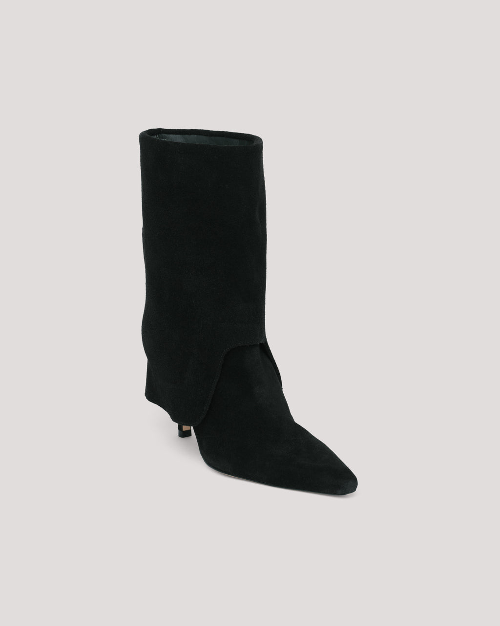 Anita Fold Over Suede Ankle Bootie