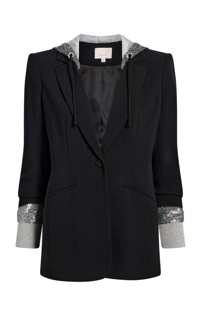 Sequin Hooded Khloe Blazer