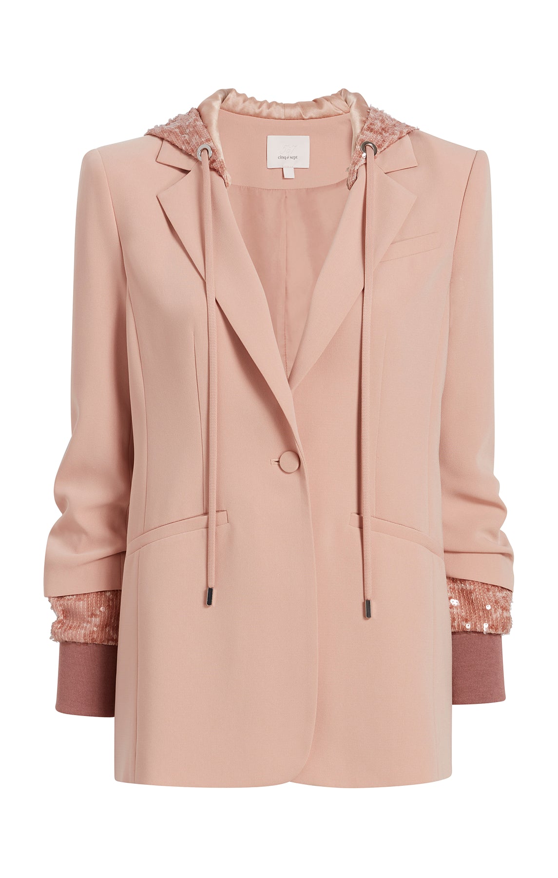 Womens discount hooded blazer