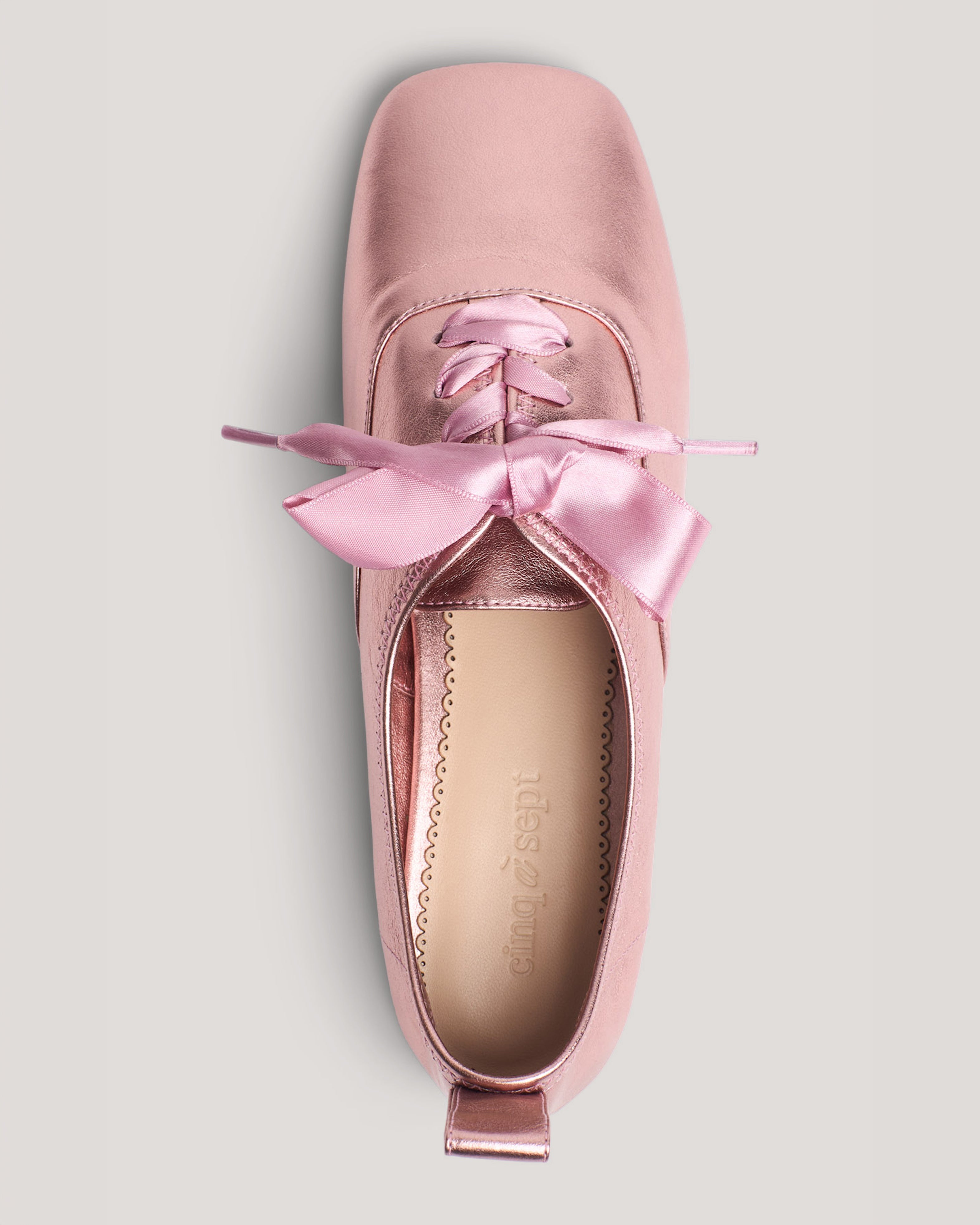 Christina Lace Up Metallic Oxford – Cinq à Sept