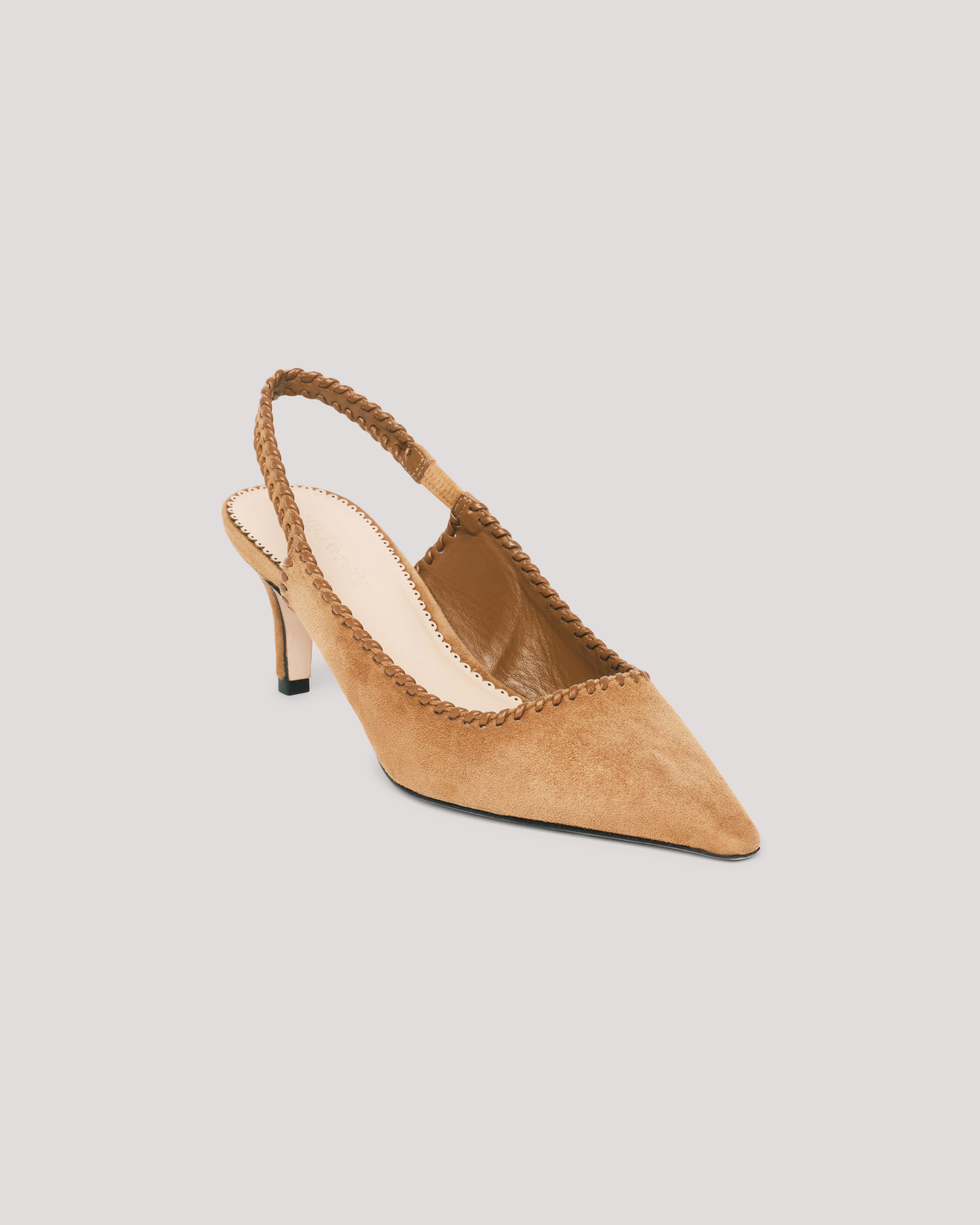Sylvie Suede Slingback Pump