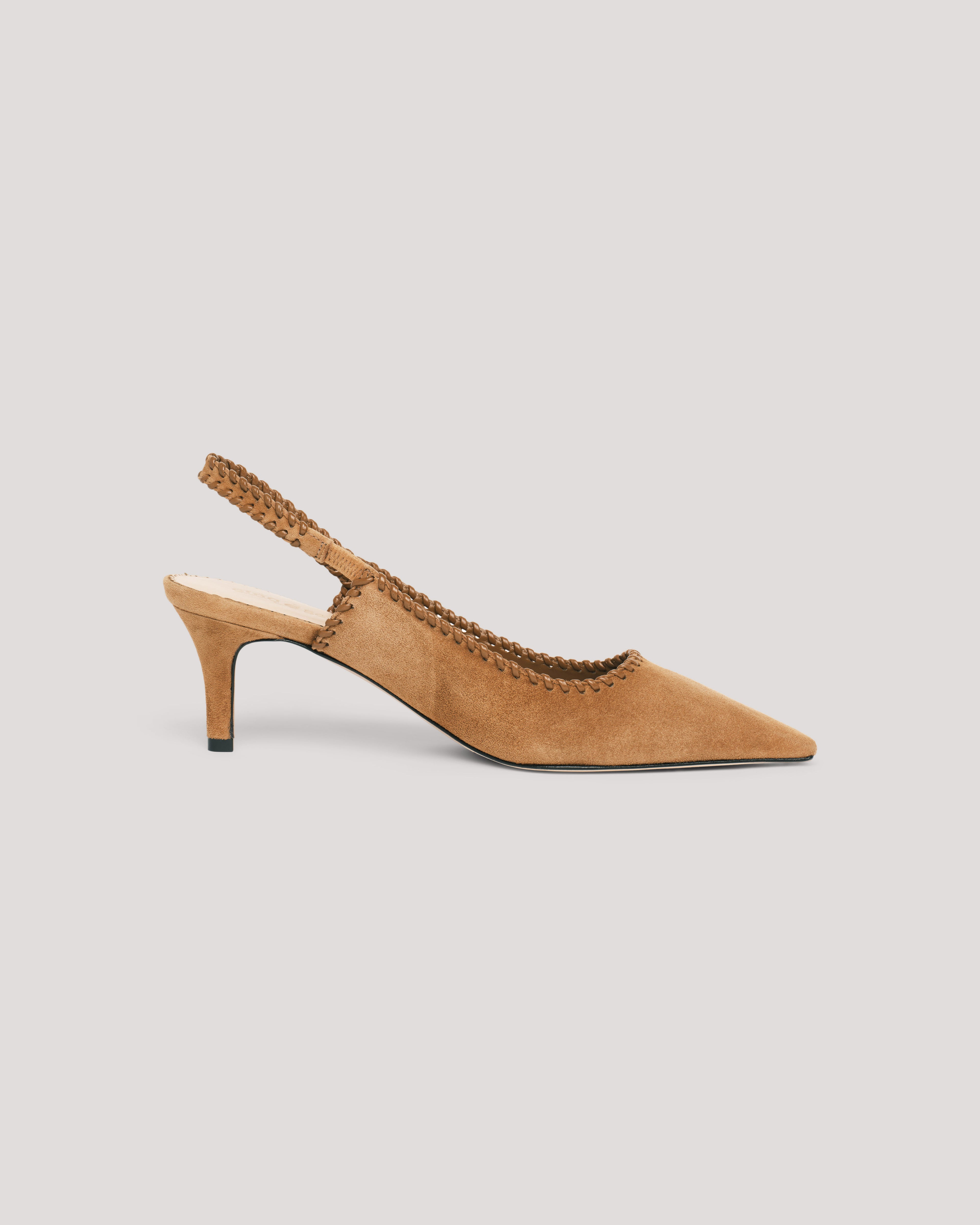 Sylvie Suede Slingback Pump