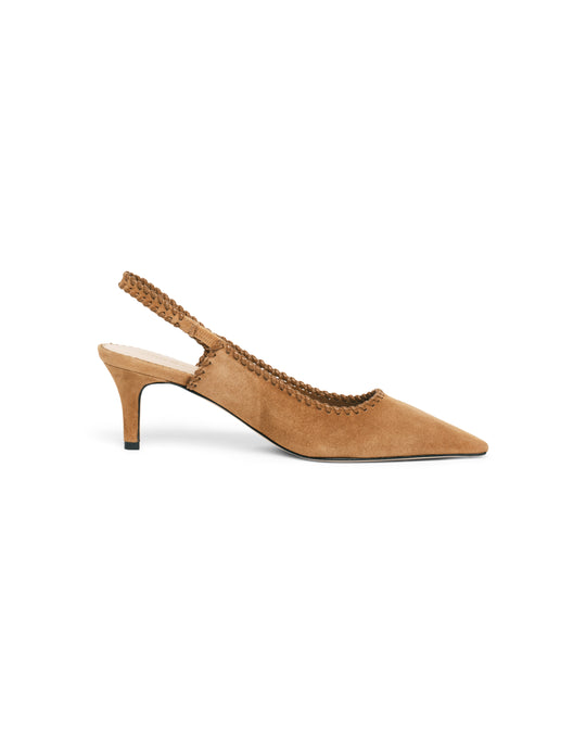 Sylvie Suede Slingback Pump