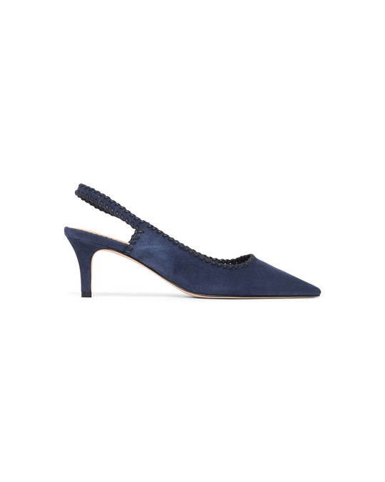 Sylvie Suede Slingback Pump