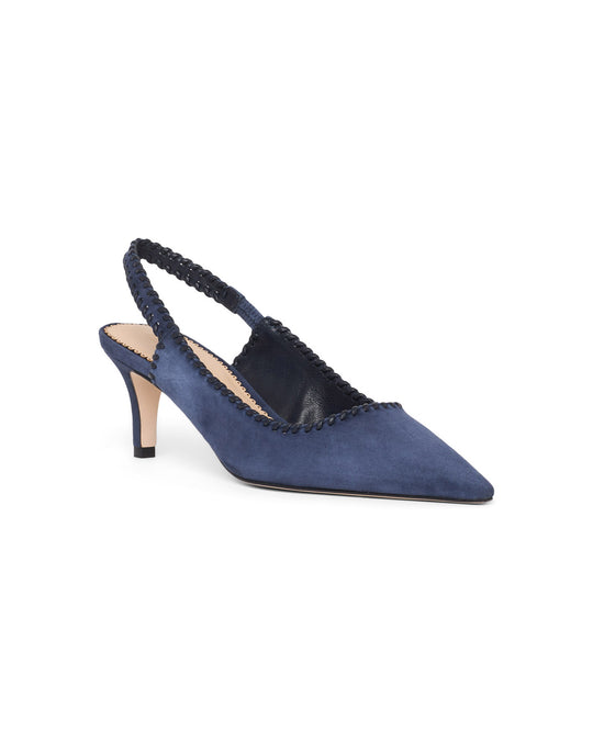 Sylvie Suede Slingback Pump