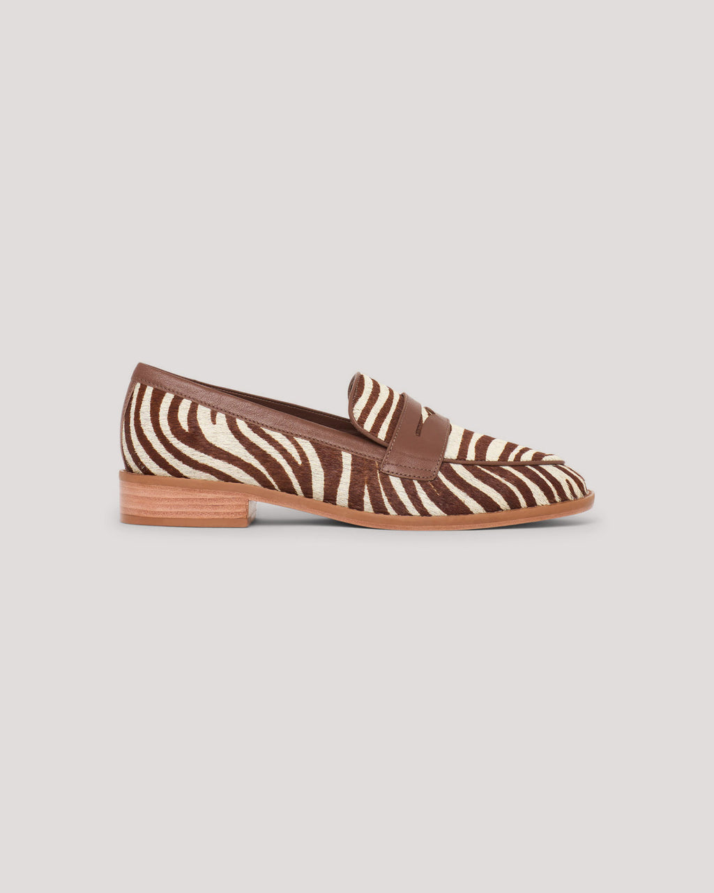 Gretta Zebra Haircalf Loafer