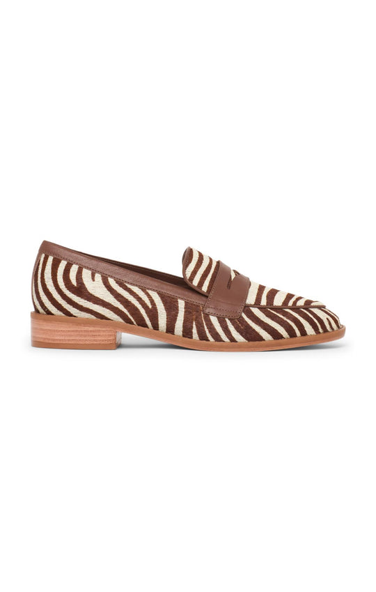 Gretta Zebra Haircalf Loafer