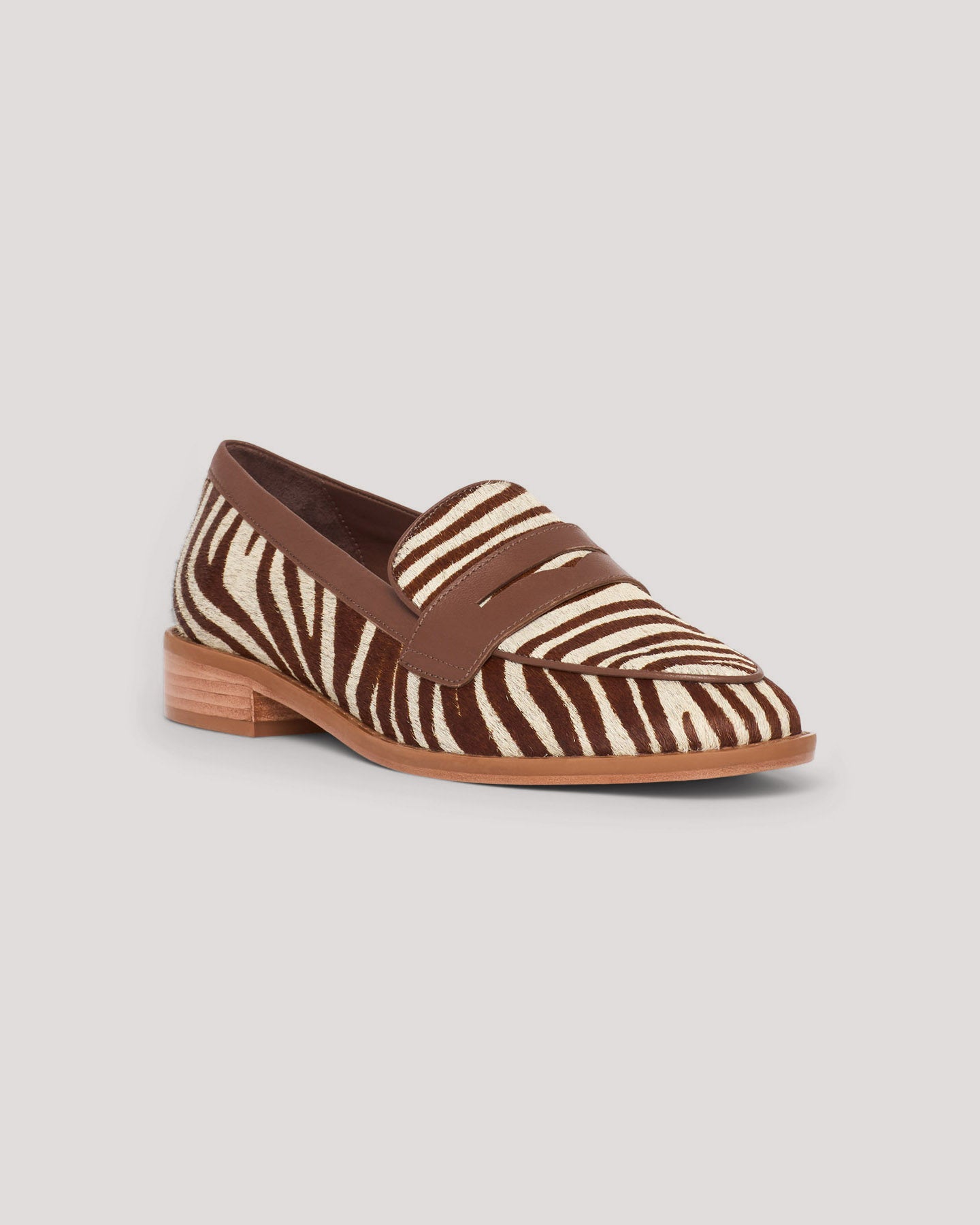Gretta Zebra Haircalf Loafer