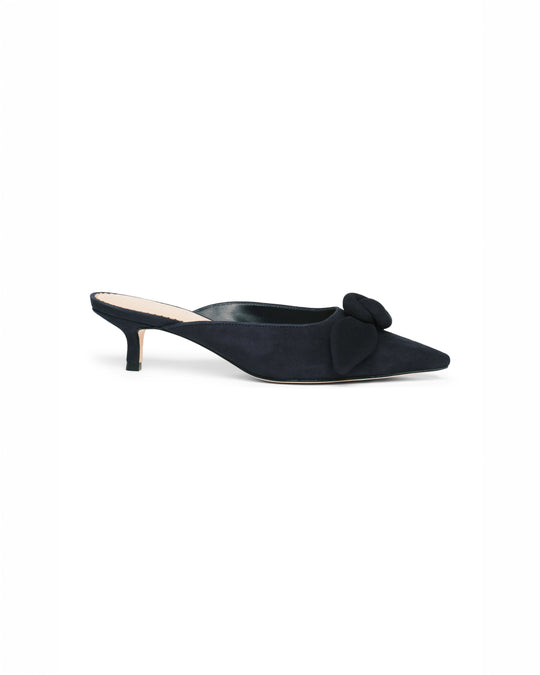 Layla Suede Kitten Heel Mule