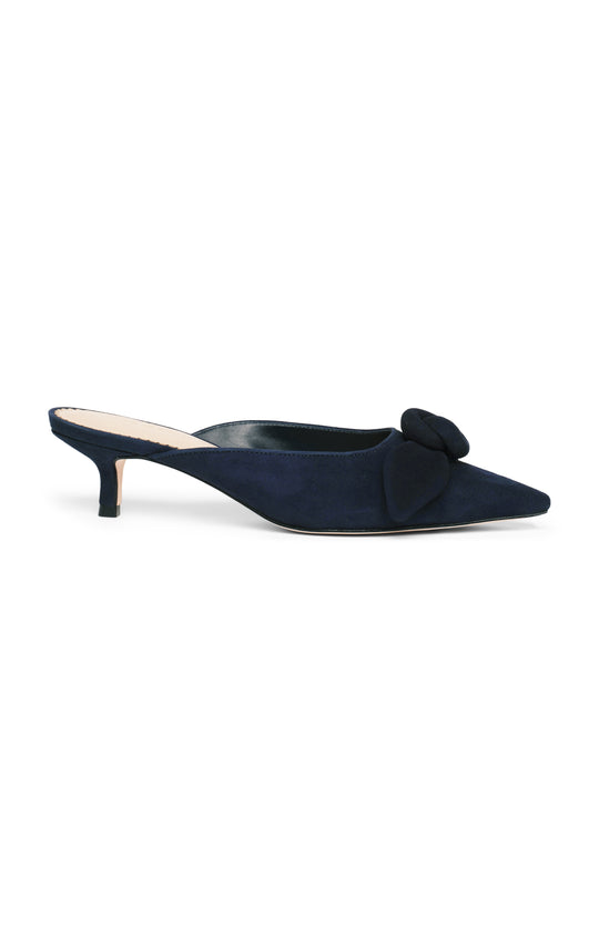 Layla Suede Kitten Heel Mule