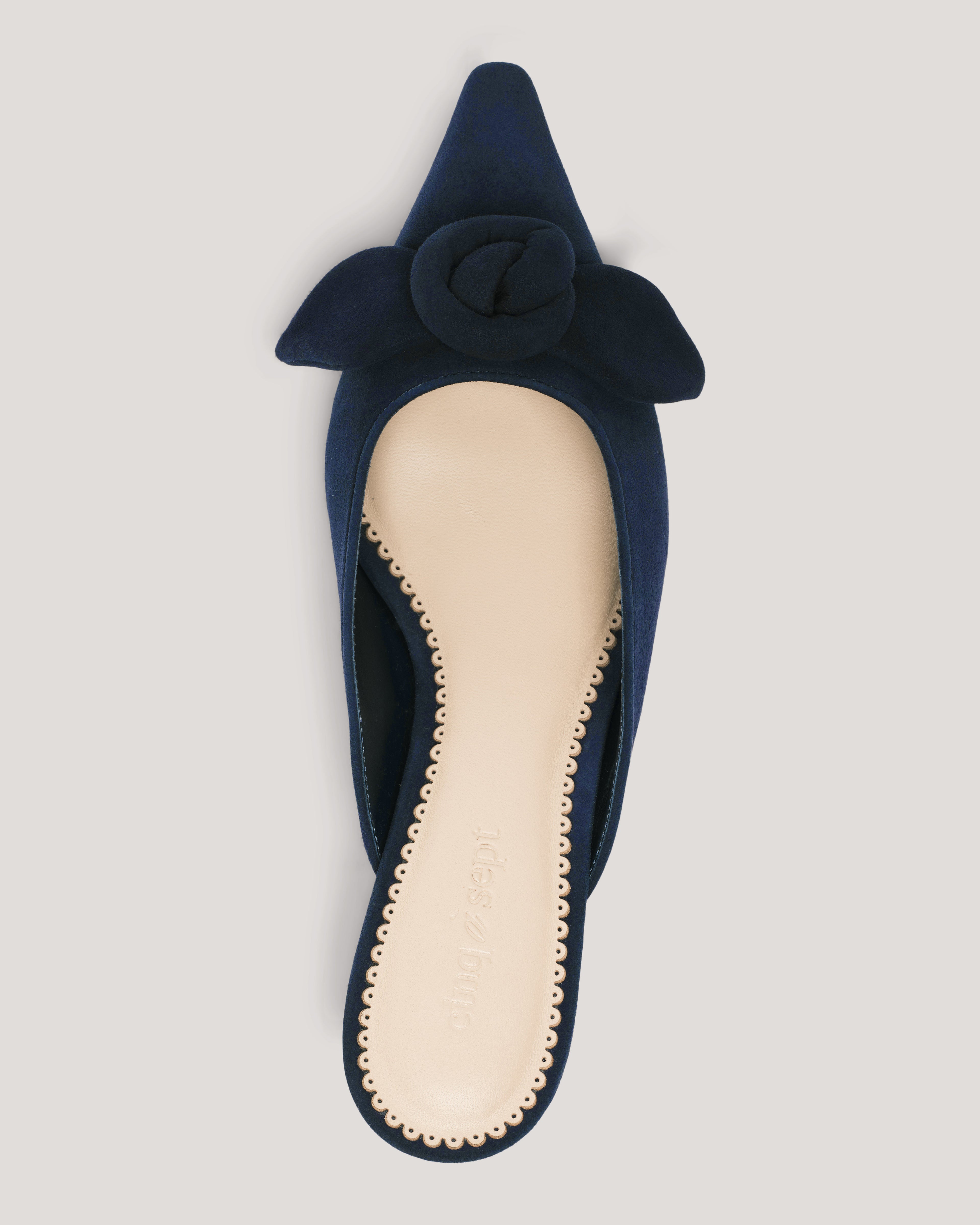 Layla Suede Kitten Heel Mule