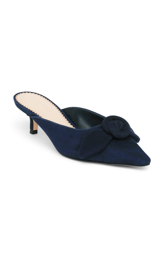 Layla Suede Kitten Heel Mule