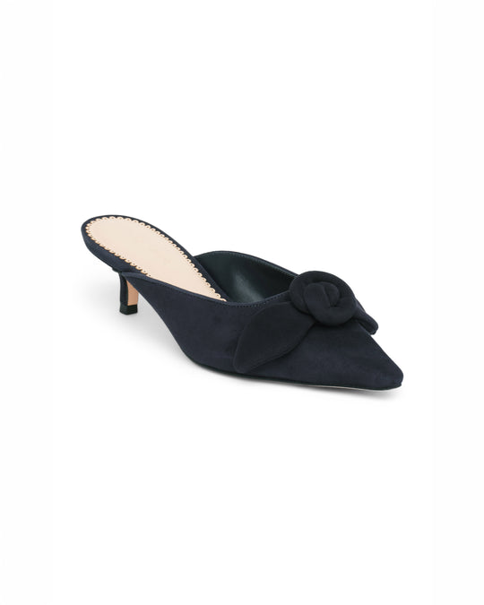 Layla Suede Kitten Heel Mule