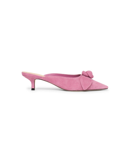 Layla Suede Kitten Heel Mule