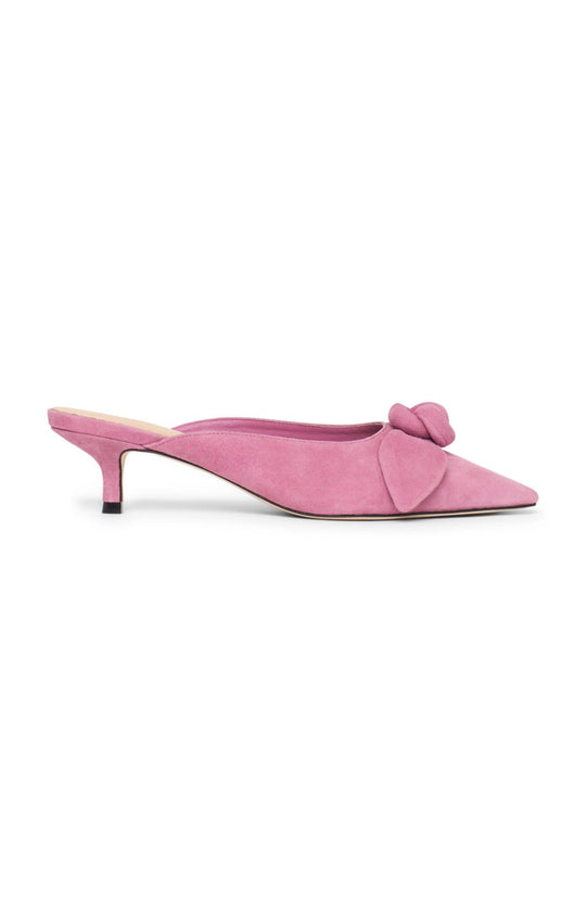 Layla Suede Kitten Heel Mule