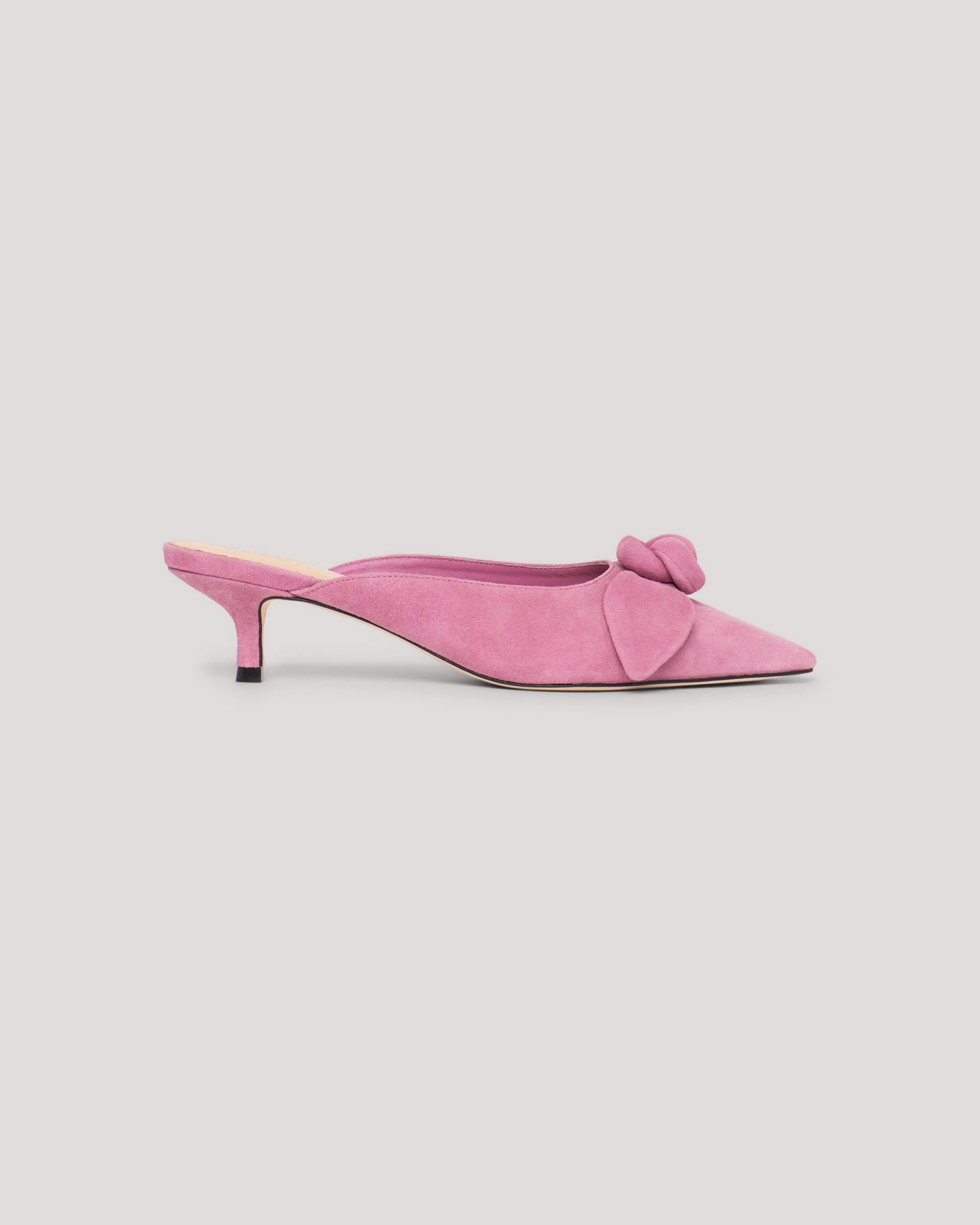 Layla Suede Kitten Heel Mule