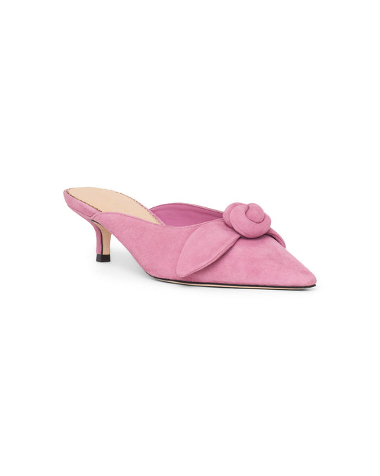 Layla Suede Kitten Heel Mule