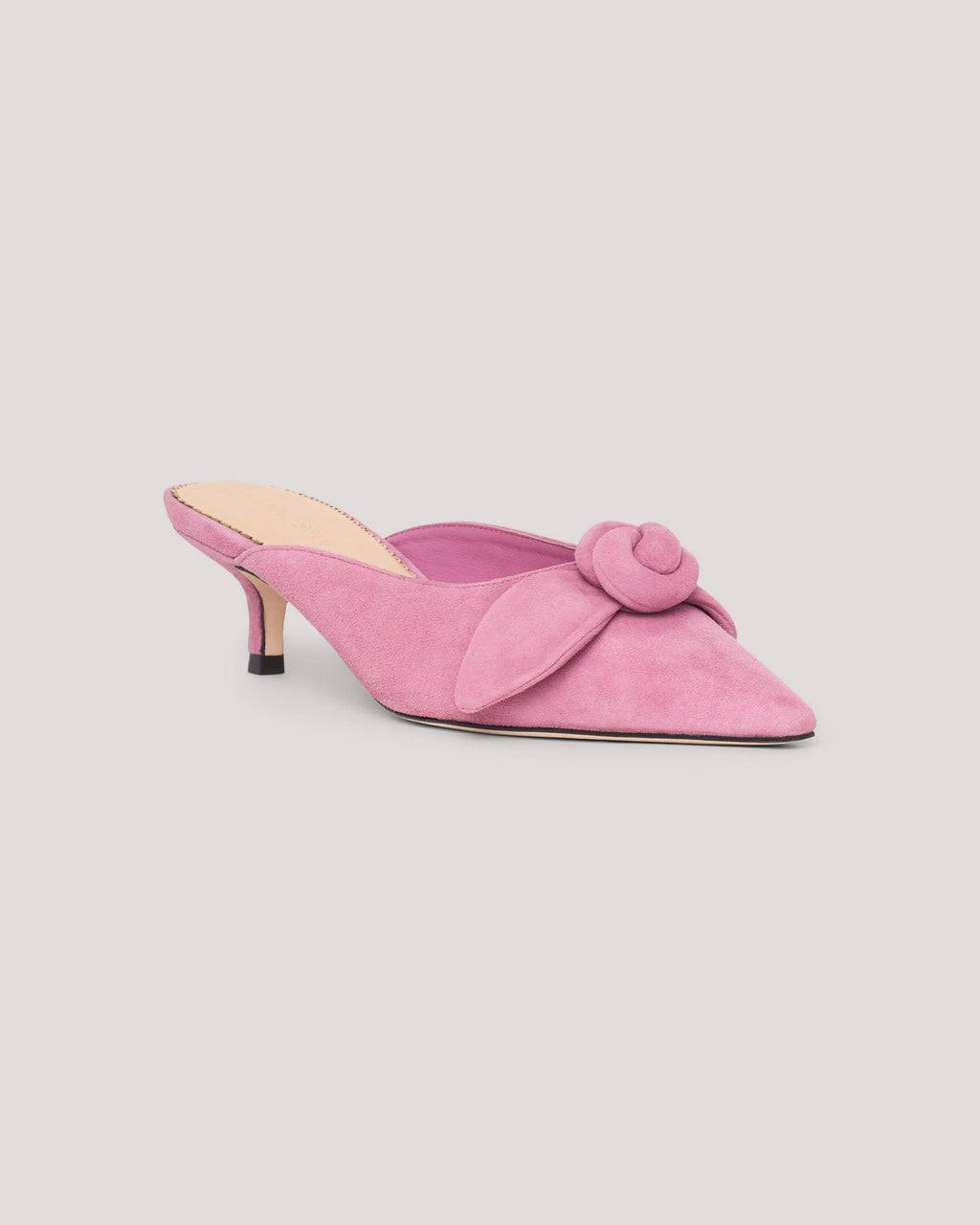 Layla Suede Kitten Heel Mule