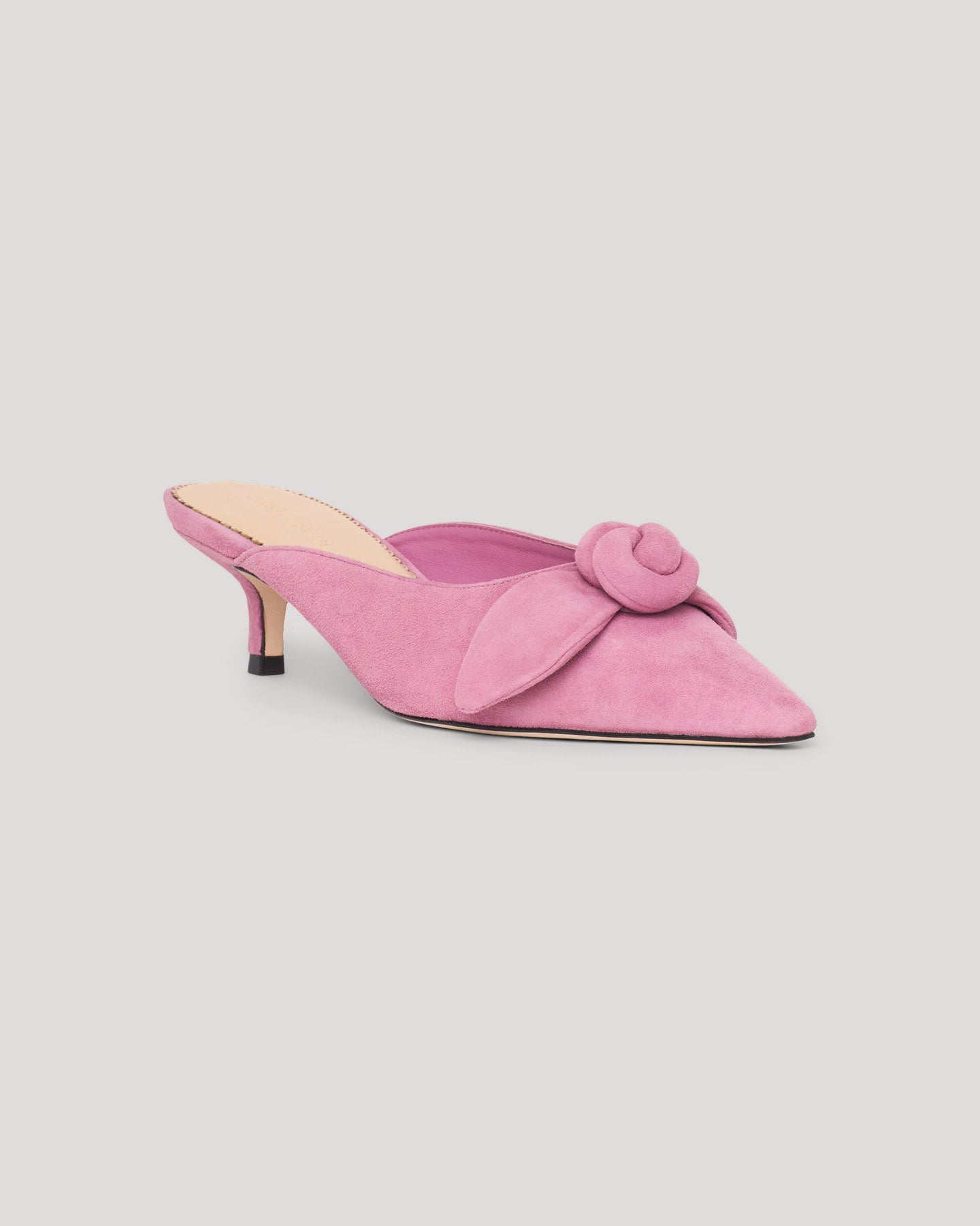 Layla Suede Kitten Heel Mule