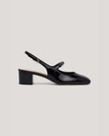 Diana Patent Slingback Block Heel