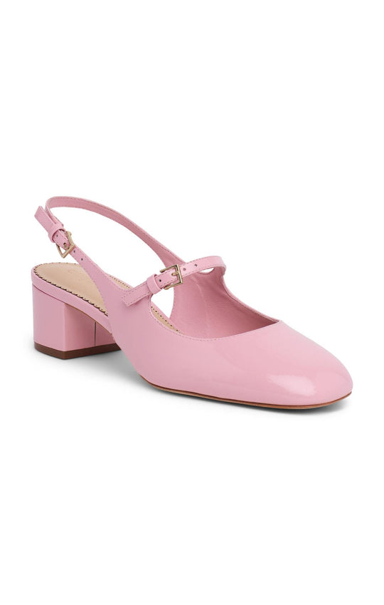 Diana Patent Slingback Block Heel
